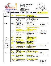 Plain printable schedule thumbnail